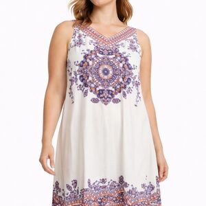 NWT Skylar + Jade Boho Medallion Swing Dress | Size L